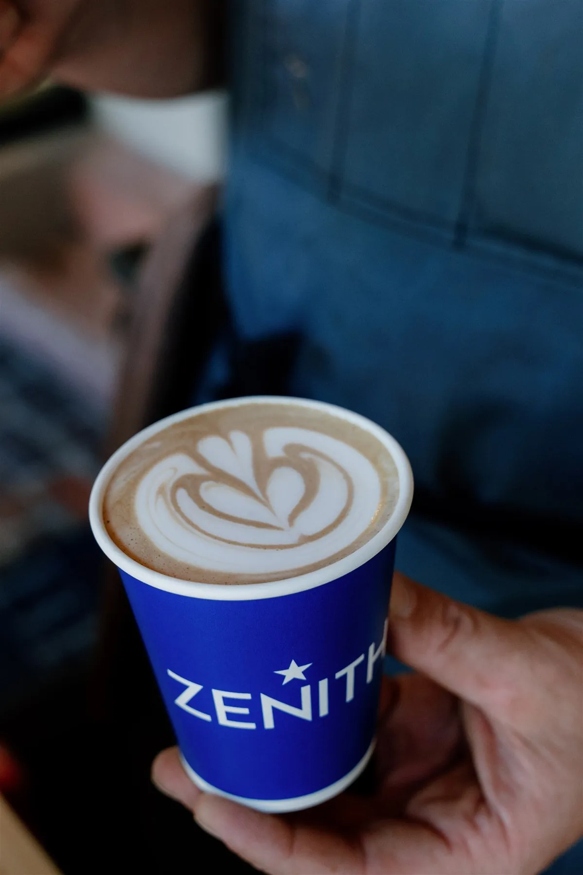 Barista pulling espresso shots to order at a Flipside Coffee event cart